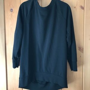 Old Navy Black Tunic Sweatshirt